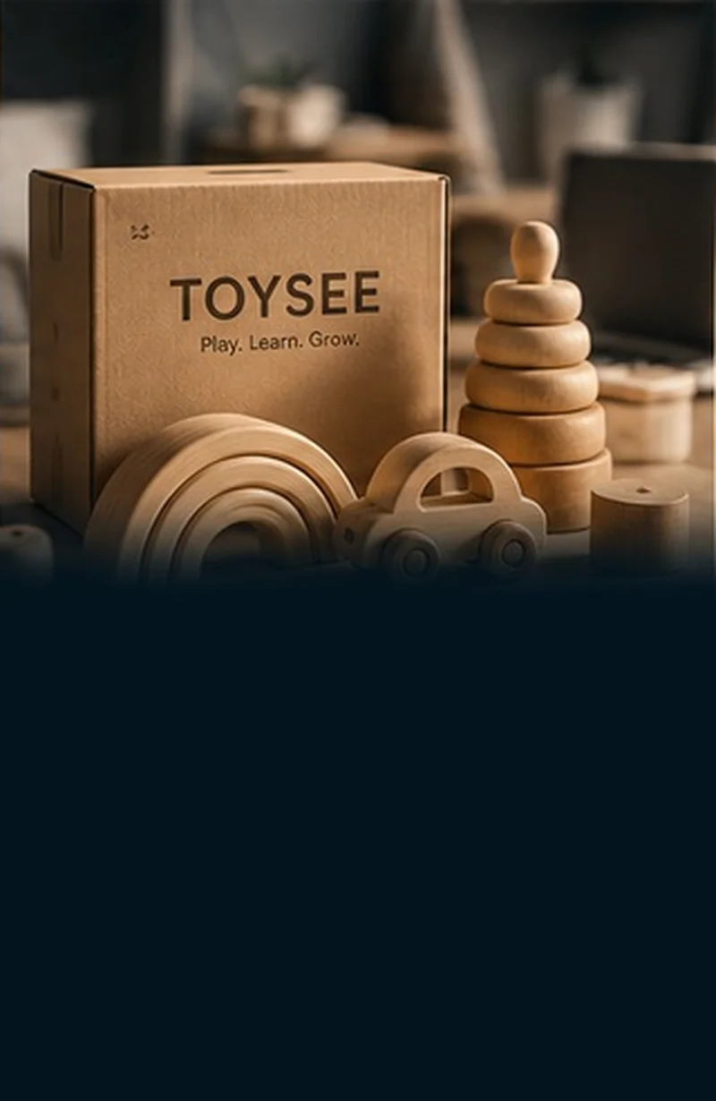Brand building — TOYSEE packaging and wooden toys